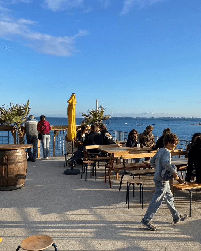 Terrasse au calme du matin